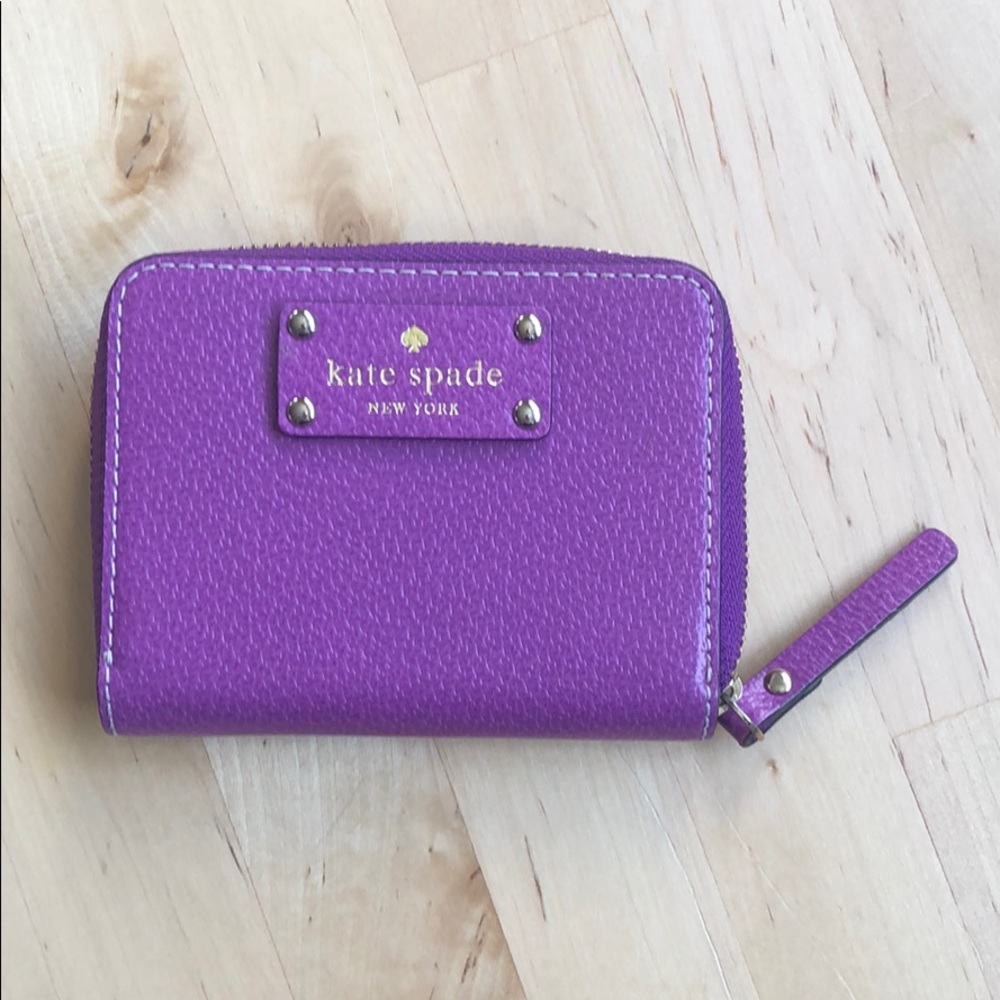 Purple Kate Spade Wallet